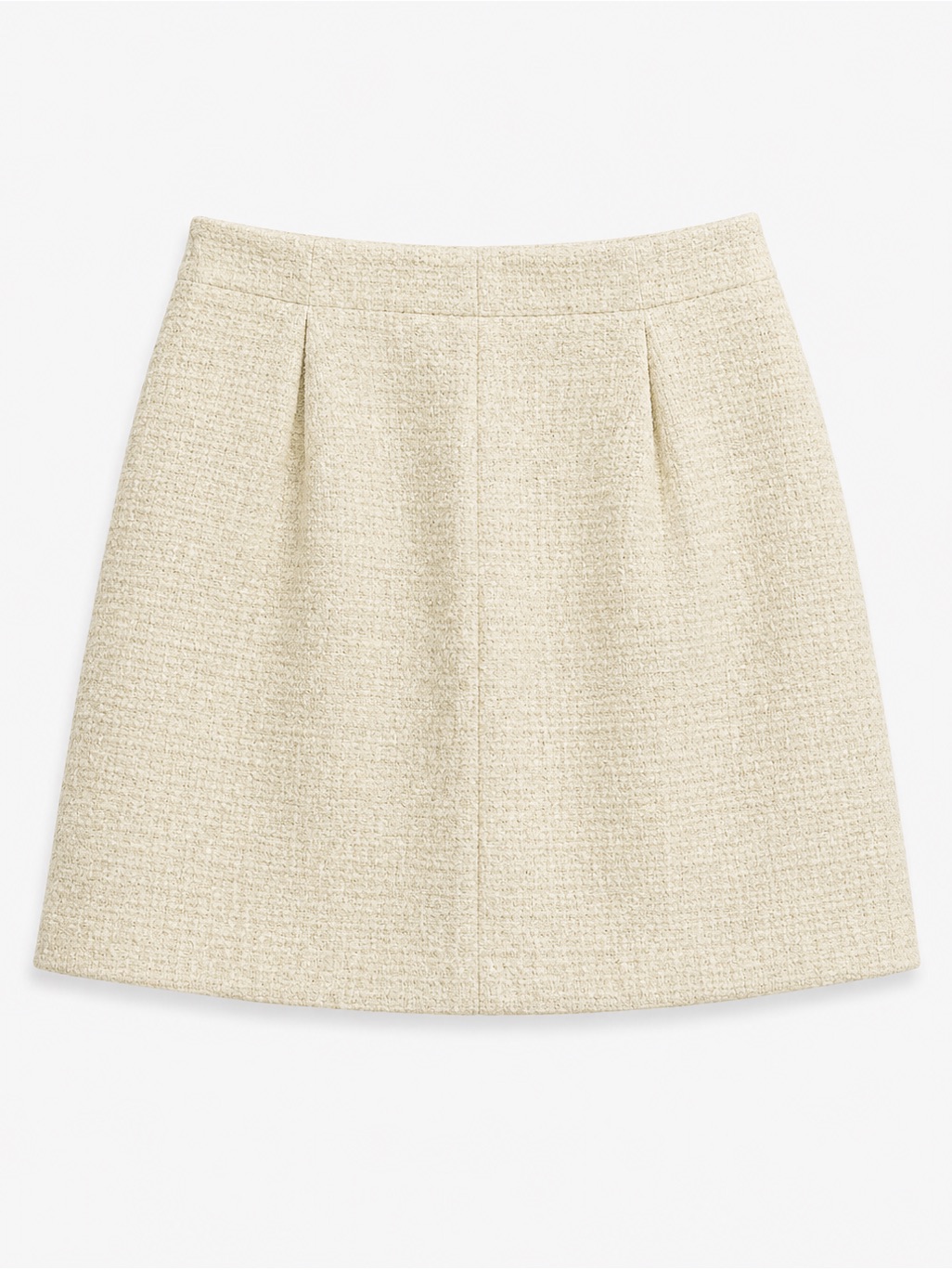 Abercrombie & Fitch Cream Tweed Mini Skirt